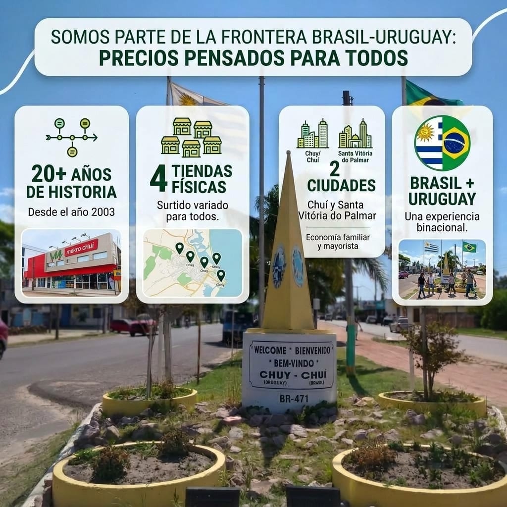 Fazemos parte da fronteira Brasil-Uruguai: preços pensados para todos